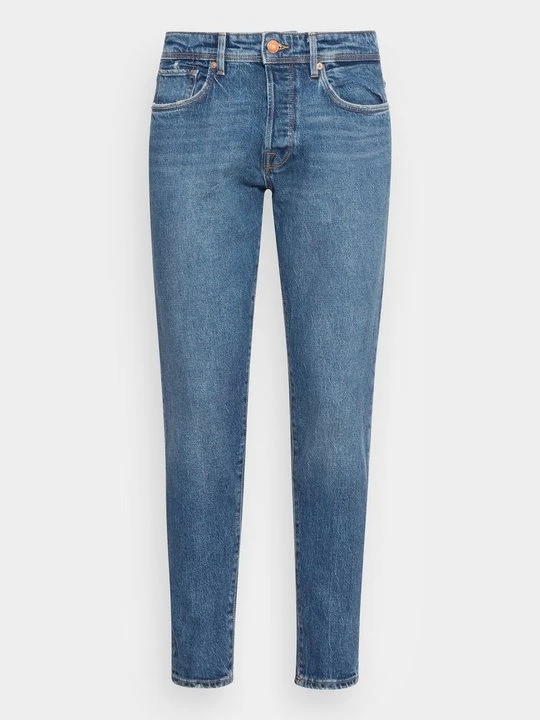 Zdjęcie produktu Jeansy Zwężane Selected niebieski denim