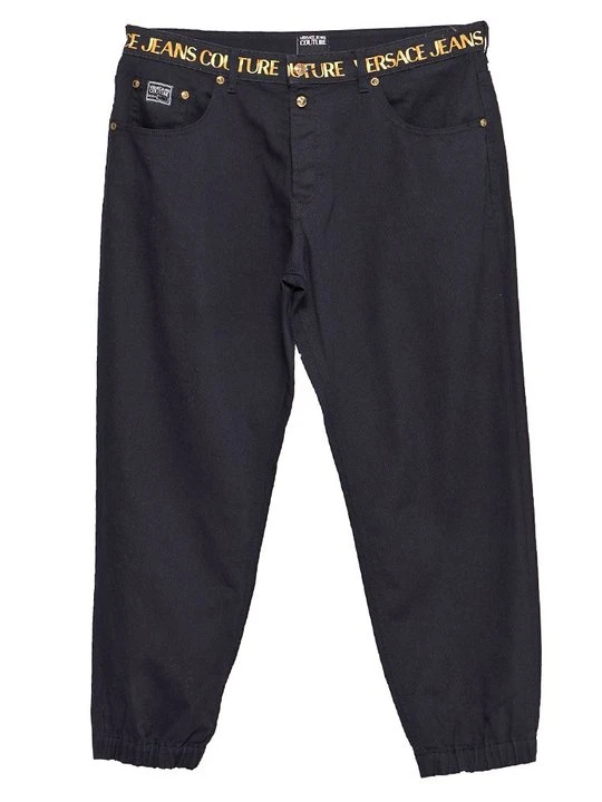 Zdjęcie produktu Jeansy Zwężane Versace Jeans Couture czarny