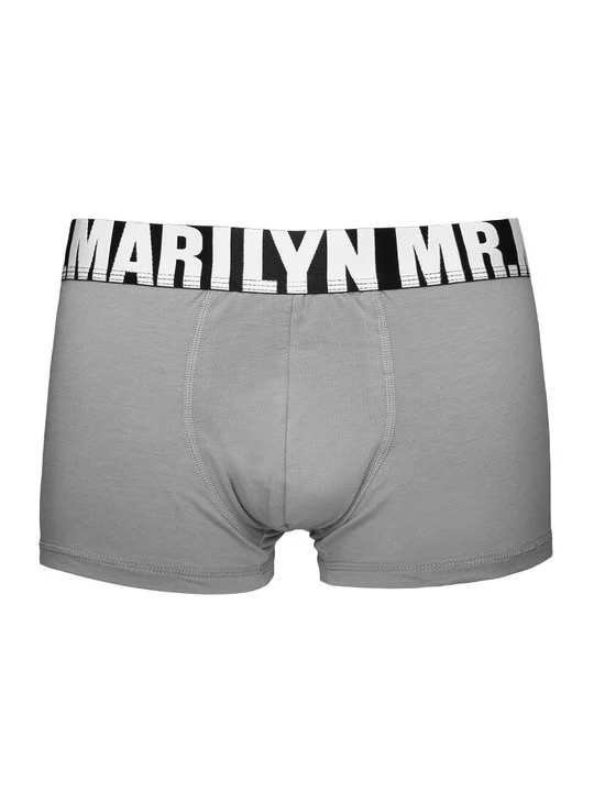 Zdjęcie produktu Jednokolorowe bokserki Męskie Letters Boxer Marilyn