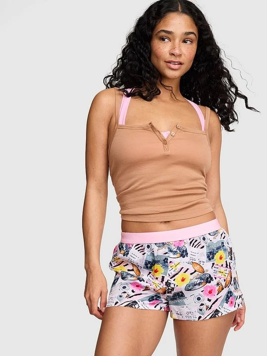 Zdjęcie produktu Jedwabiste luźne szorty od piżamy Victoria's Secret