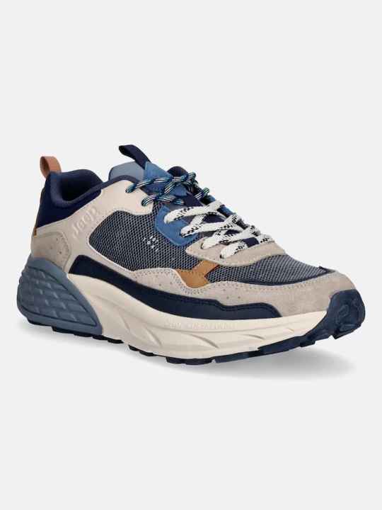 Zdjęcie produktu Jeep GROOVE WASHED MESH sneakersy męskie granatowy