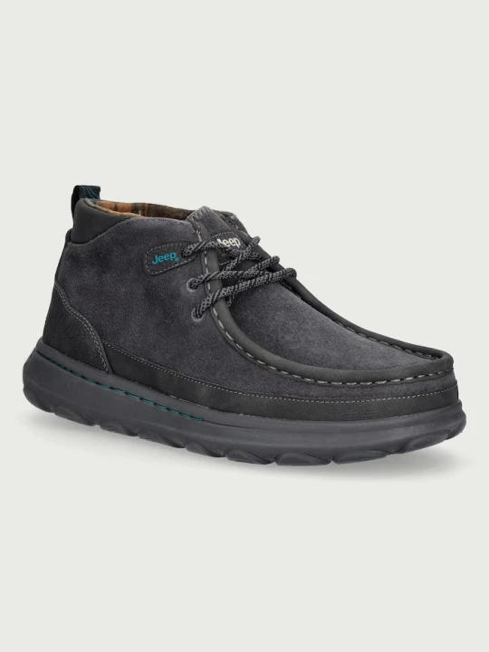Zdjęcie produktu Jeep KAUAI WALLA MID sneakersy męskie skórzane szary