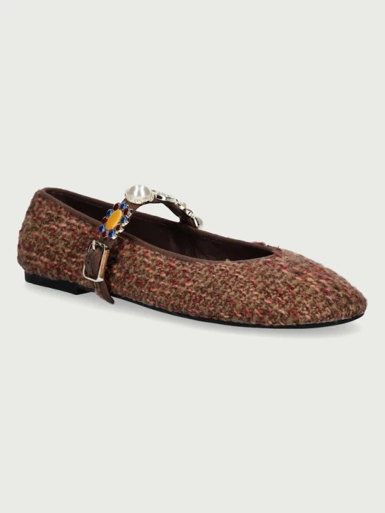 Zdjęcie produktu Jeffrey Campbell baleriny Amarissa brązowy