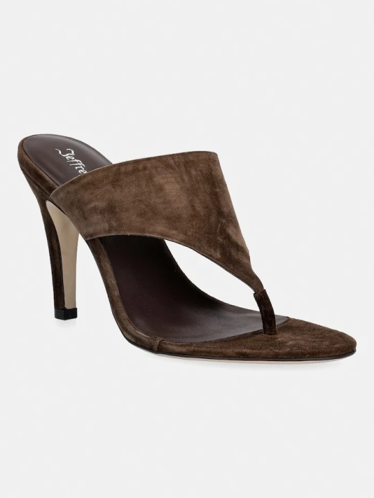 Zdjęcie produktu Jeffrey Campbell japonki damskie zamszowe AZULA brązowy