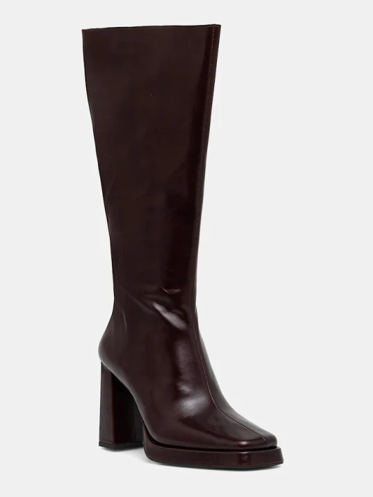 Zdjęcie produktu Jeffrey Campbell kozaki skórzane Maximal brązowy
