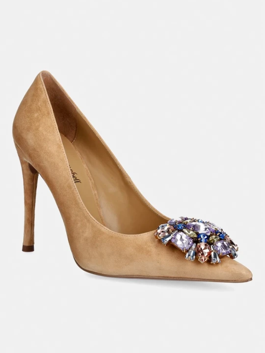 Zdjęcie produktu Jeffrey Campbell szpilki zamszowe MARITSA brązowy