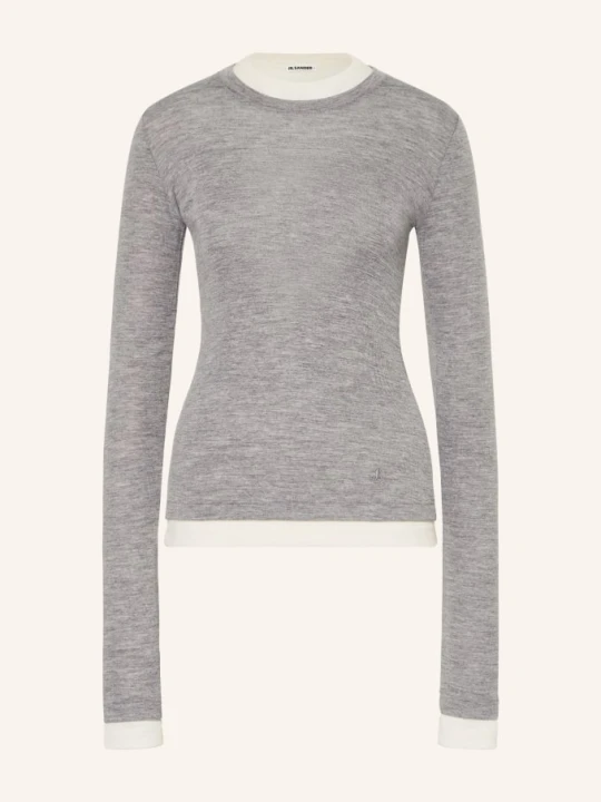 Zdjęcie produktu Jil Sander 2 Sztuki Koszulek Z Długim Rękawem grau