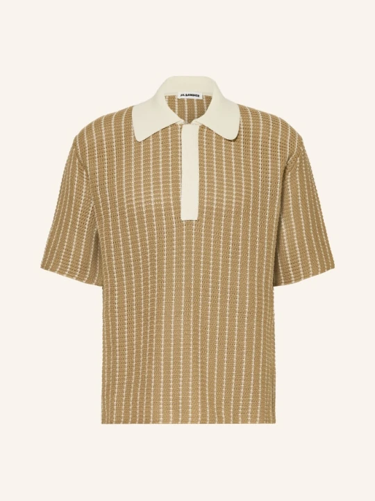 Zdjęcie produktu Jil Sander Dzianinowa Koszulka Polo beige