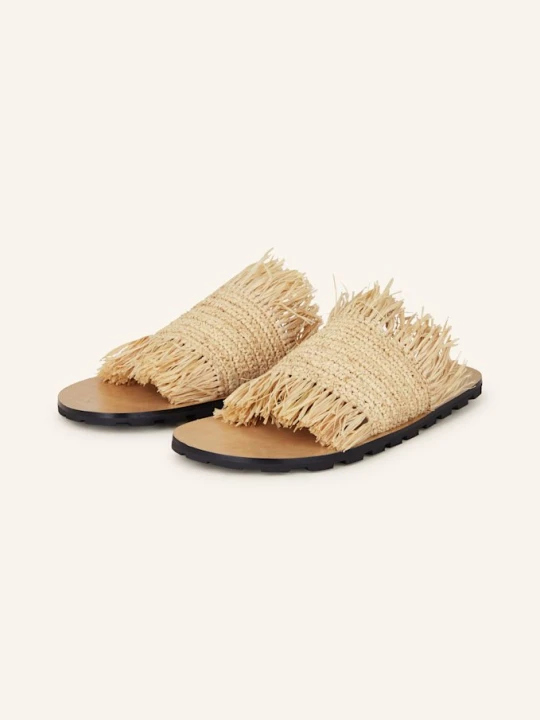 Zdjęcie produktu Jil Sander Klapki beige JASNOBRĄZOWY