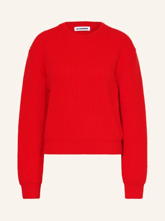 Zdjęcie produktu Jil Sander Sweter rot CZERWONY