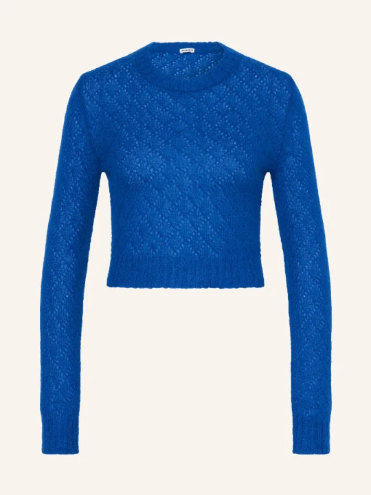 Zdjęcie produktu Jil Sander Sweter Z Moheru I Jedwabiu blau NIEBIESKI