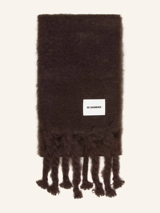 Zdjęcie produktu Jil Sander Szal Moherowy braun CIEMNOBRĄZOWY