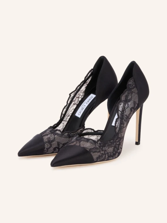 Zdjęcie produktu Jimmy Choo Czółenka Brigitte 100 schwarz CZARNY