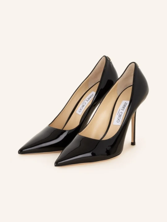 Zdjęcie produktu Jimmy Choo Czółenka Lakierowane Love 100 schwarz CZARNY