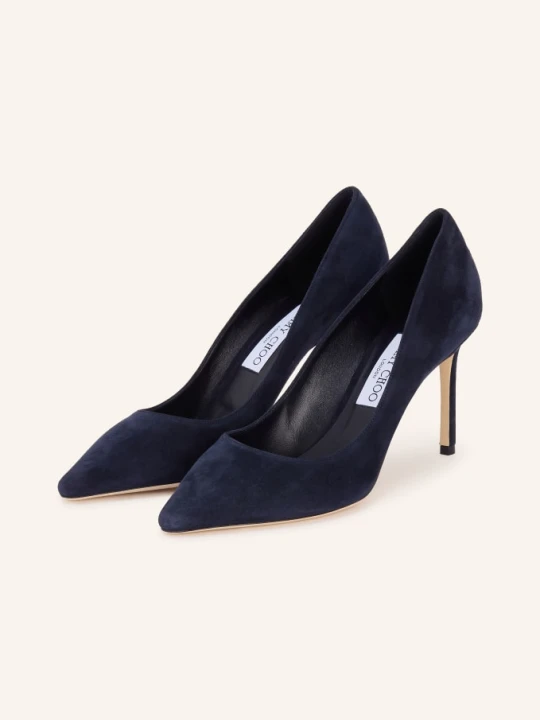 Zdjęcie produktu Jimmy Choo Czółenka Romy 85 blau GRANATOWY
