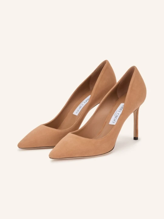 Zdjęcie produktu Jimmy Choo Czółenka Romy 85 braun CAMELOWY