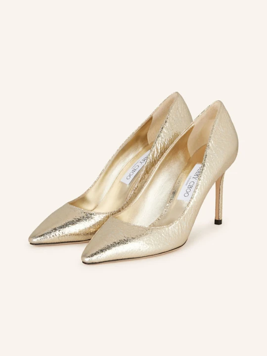 Zdjęcie produktu Jimmy Choo Czółenka Romy 85 gold
