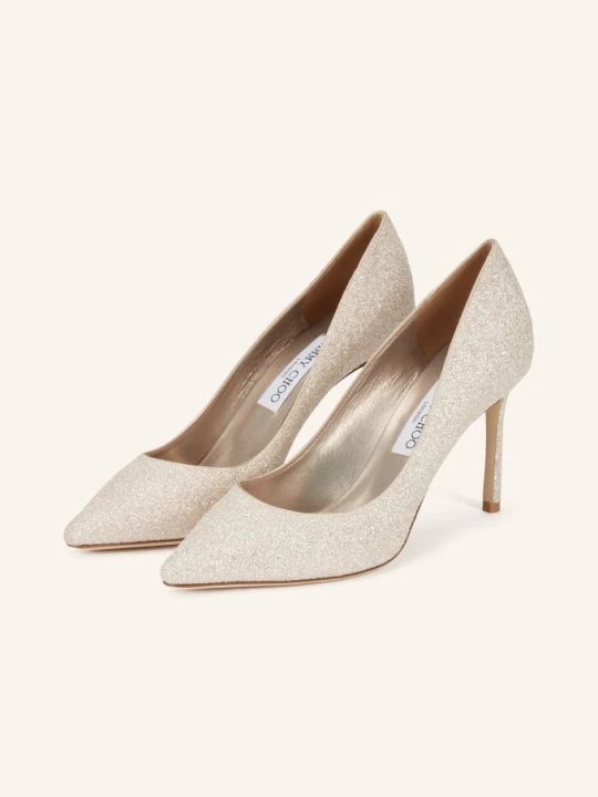 Zdjęcie produktu Jimmy Choo Czółenka Romy 85 gold