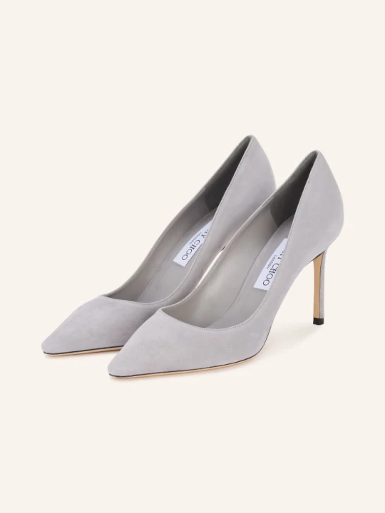 Zdjęcie produktu Jimmy Choo Czółenka Romy 85 grau JASNOCZARY