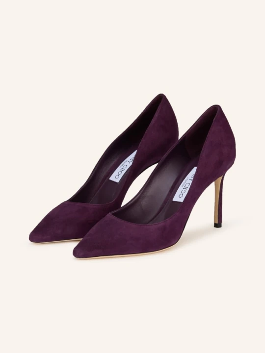 Zdjęcie produktu Jimmy Choo Czółenka Romy 85 braun FIOLETOWY
