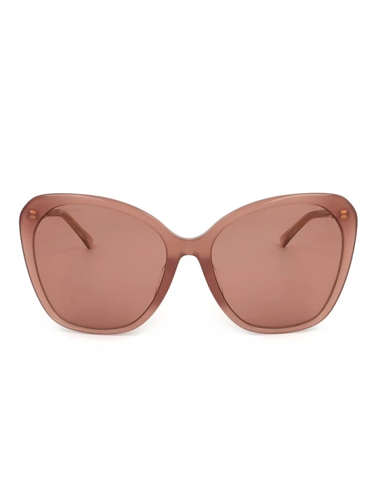 Zdjęcie produktu Jimmy Choo Damskie okulary przeciwsłoneczne w kolorze jasnobrązowym rozmiar: 59