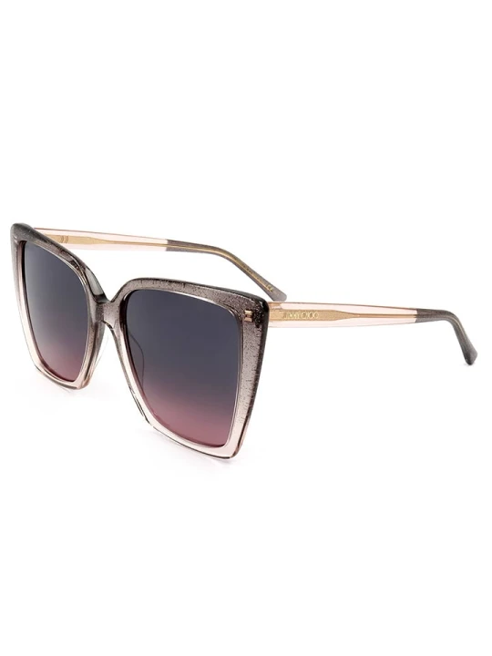 Zdjęcie produktu Jimmy Choo Damskie okulary przeciwsłoneczne w kolorze szaro-granatowym rozmiar: 56