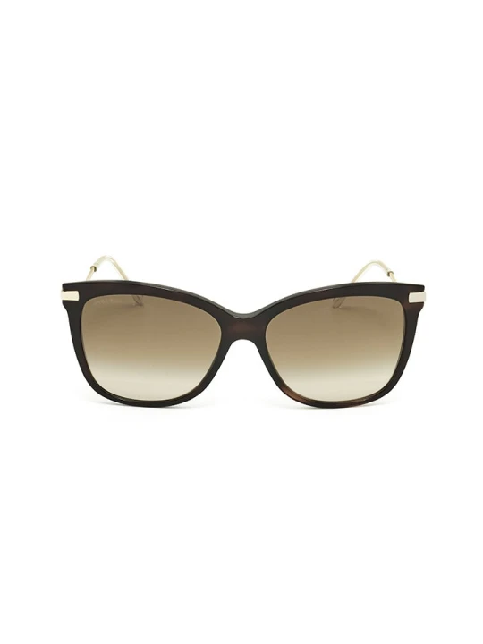Zdjęcie produktu Jimmy Choo Damskie okulary przeciwsłoneczne w kolorze złoto-brązowo-beżowym rozmiar: 55