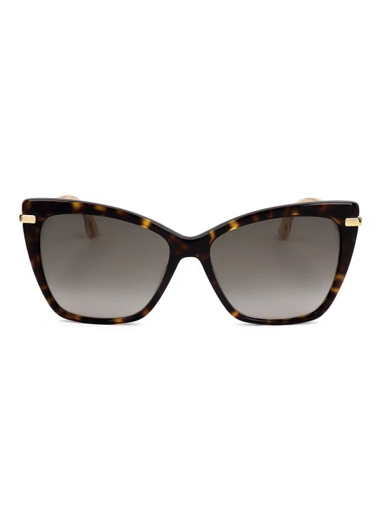 Zdjęcie produktu Jimmy Choo Damskie okulary przeciwsłoneczne w kolorze złoto-brązowym rozmiar: 57