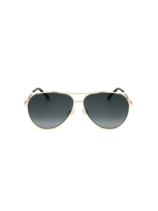 Zdjęcie produktu Jimmy Choo Damskie okulary przeciwsłoneczne w kolorze złoto-czarnym rozmiar: 60