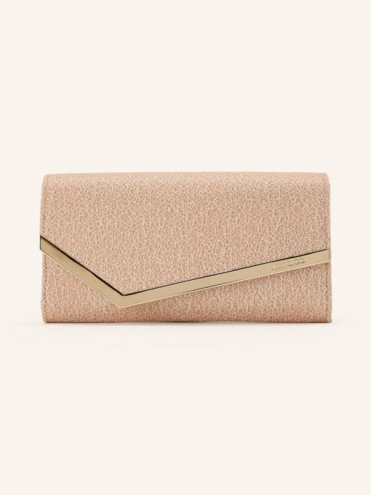 Zdjęcie produktu Jimmy Choo Kopertówka Emmie Z Brokatową Przędzą rosa