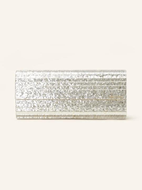 Zdjęcie produktu Jimmy Choo Kopertówka Sweetie silber SREBRNY