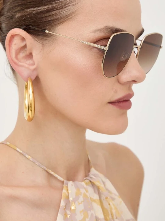 Zdjęcie produktu Jimmy Choo okulary przeciwsłoneczne brązowy