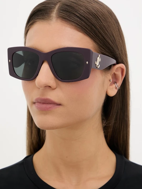 Zdjęcie produktu Jimmy Choo okulary przeciwsłoneczne damskie fioletowy
