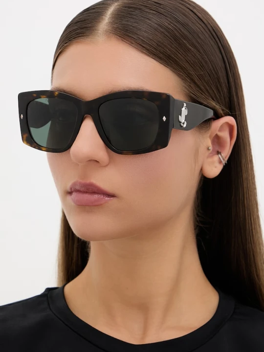 Zdjęcie produktu Jimmy Choo okulary przeciwsłoneczne damskie brązowy