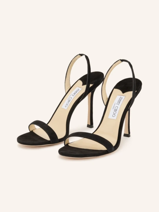 Zdjęcie produktu Jimmy Choo Sandały Jenn 100 schwarz CZARNY