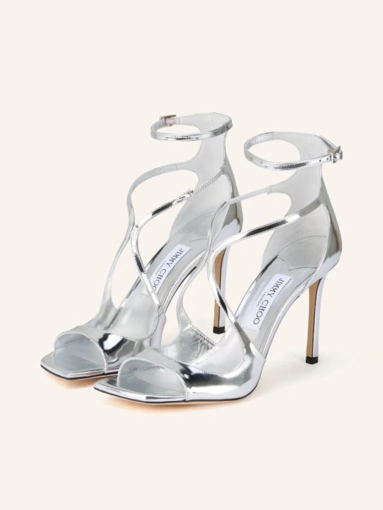 Zdjęcie produktu Jimmy Choo Sandały Na Obcasie Azia 95 silber SREBRNY