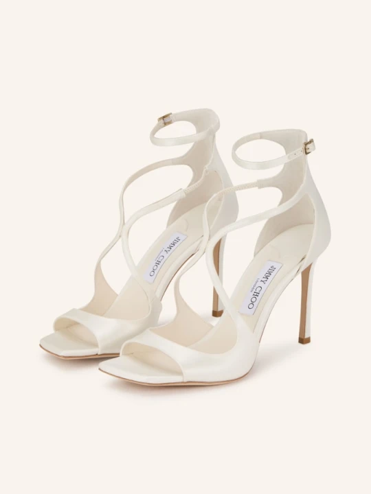 Zdjęcie produktu Jimmy Choo Sandały Na Obcasie Azia 95 weiss ECRU