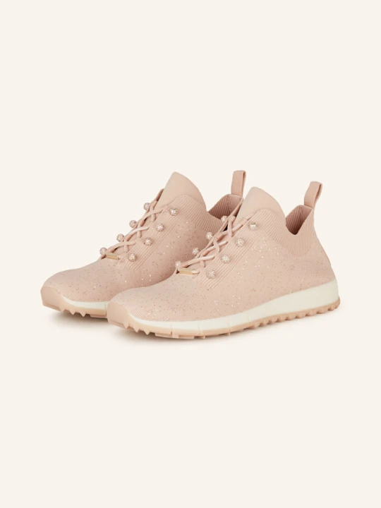 Zdjęcie produktu Jimmy Choo Sneakersy Veles Z Cekinami rosa RÓŻOWY