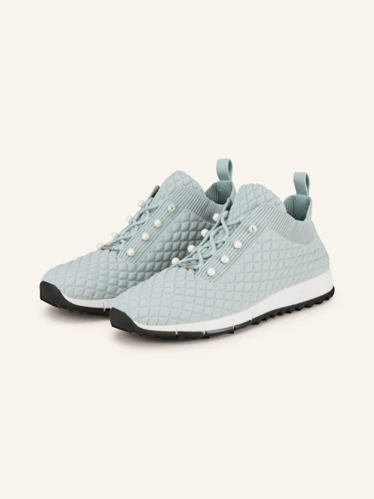 Zdjęcie produktu Jimmy Choo Sneakersy Veles Z Ozdobnymi Perełkami gruen MIĘTOWY