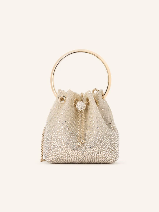 Zdjęcie produktu Jimmy Choo Torebka Bon Bon Z Kamieniami Ozdobnymi gold
