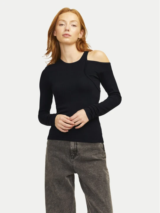 Zdjęcie produktu JJXX Bluzka Milani 12261586 Czarny Slim Fit