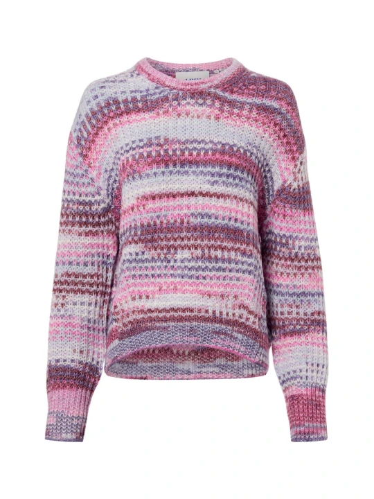 Zdjęcie produktu JJXX sweter z dzianiny - JXSimone Kobiety Sztuczne włókno lila | wyrazisty róż | wielokolorowy