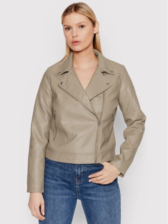 Zdjęcie produktu JJXX Kurtka z imitacji skóry Gail 12206262 Szary Regular Fit