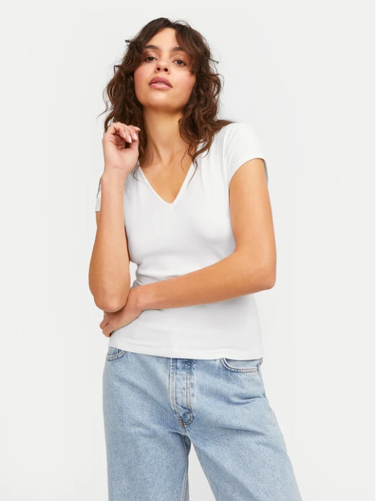 Zdjęcie produktu JJXX T-Shirt Hayden 12249361 Biały Slim Fit