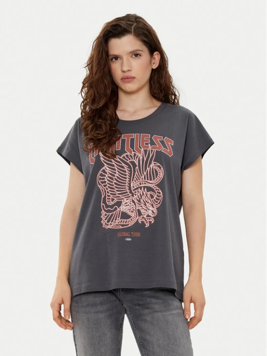 Zdjęcie produktu JJXX T-Shirt Wilma 12274694 Szary Boxy Fit