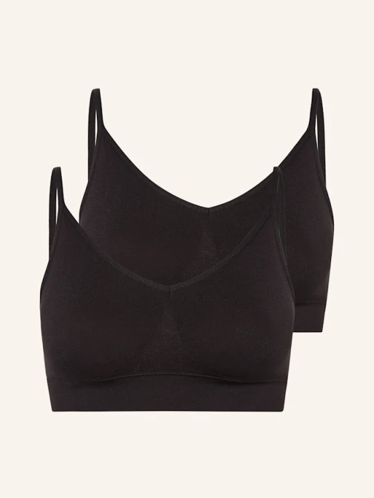 Zdjęcie produktu Jockey Biustonosz Bustier, 2 Szt. schwarz CZARNY
