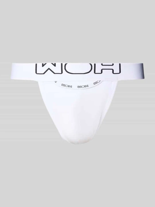 Zdjęcie produktu Jockstrapy z elastycznym pasem z logo WOH Biały