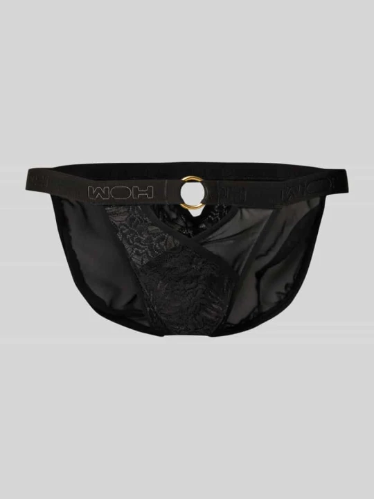 Zdjęcie produktu Jockstrapy z elastycznym pasem z logo model ‘Pure Seduction’ WOH Czarny