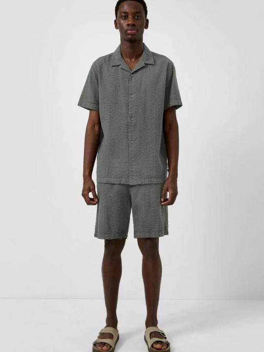 Zdjęcie produktu Jogger Short Seersucker QS szary