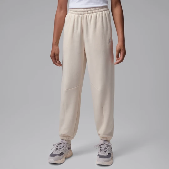 Zdjęcie produktu Joggery dla dużych dzieci Jordan Brooklyn Fleece - Biel